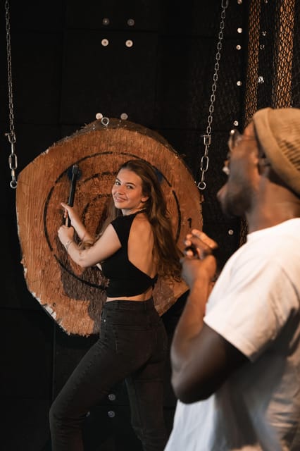 Axe Throwing Experience - The bar, craft beer, and extra costs