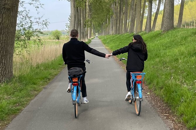 BikeTour Bruges & Damme in Spanish and English - Crossing polders, fields, and Flemish countryside
