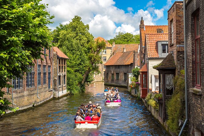 Bruges and Ghent - Belgium's Fairytale Cities - from Brussels - Bruges landmarks from Burg Square to the canal