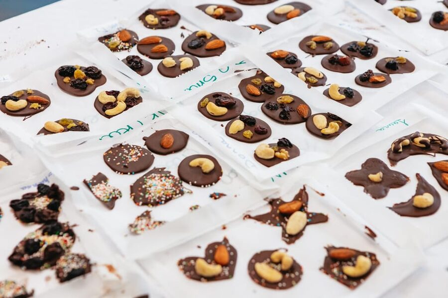 Bruges: Belgian Praline and Mendiants Chocolate Workshop - Making the filling and finishing the pralines