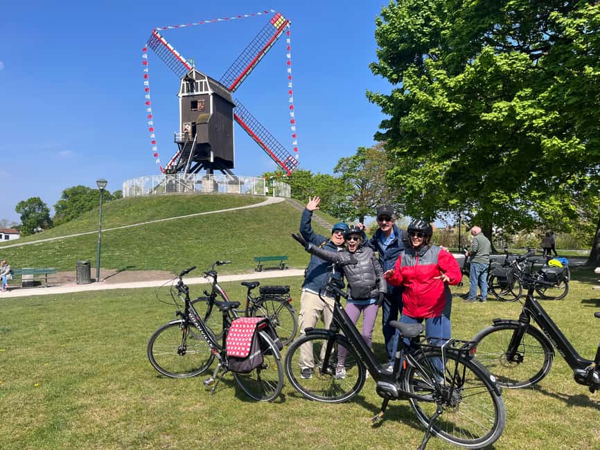 Bruges: City Highlights Bike Tour - Windmills and the edge of the historic center