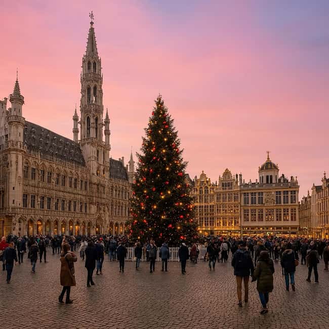 Brussels: 2-Hour Walking Tour of the Historic Center with a Local Guide - Mont des Arts and the final city view