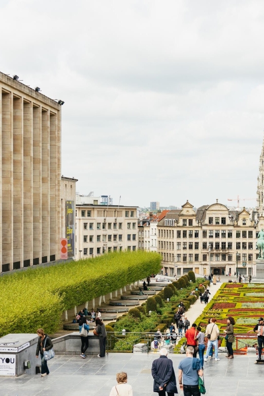 Brussels: City Highlights Walking and Tasting Tour - Mont des Arts: a scenic opening with city views