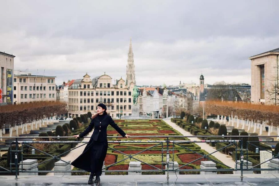 Brussels City Photoshoot With a Professional Photographer - Mont des Arts brings the classic Brussels view