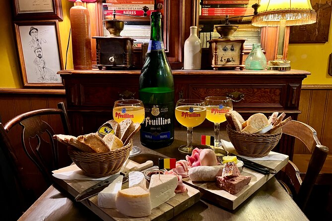 Brussels Food Tour: 10 Tastings of Waffles, Beers, Fries & More - Waffles, old bars, and the final walk