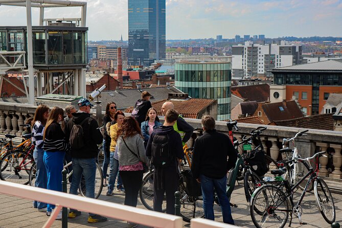 Brussels Highlights & Hidden Gems Bike Tour - Place Poelaert and the view over Marolles