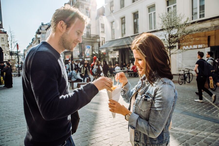 Brussels: Highlights & Hidden Gems Private Walking Tour - Sablon and Les Marolles for a more local feel