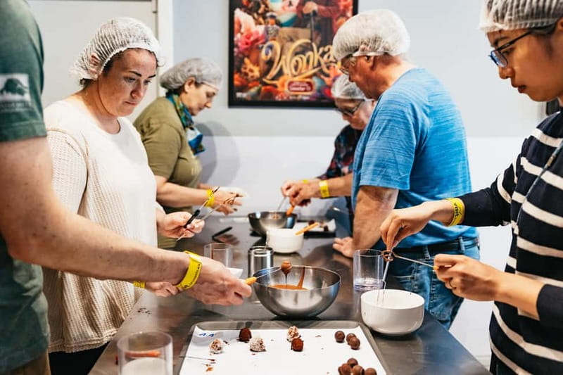Brussels: Make Your Own Chocolates Workshop with Tastings - Champagne, aprons, and the first taste
