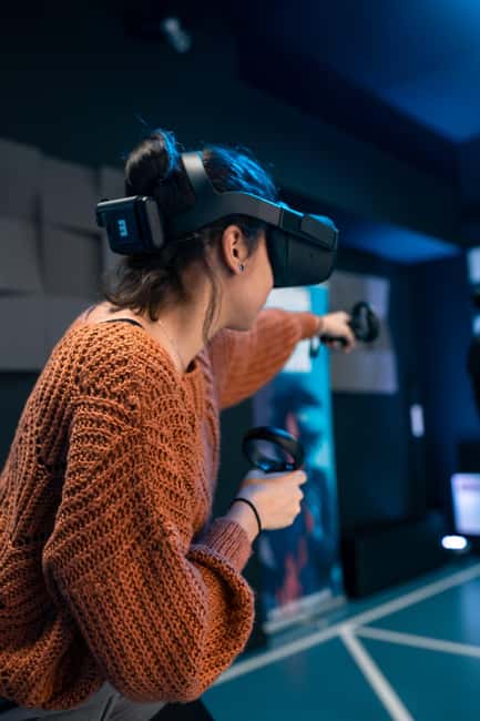 Brussels: Virtual Reality gaming, Arena - Choosing from about 30 virtual worlds