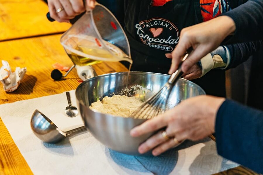 Brussels: Waffle Making Workshop - All You Can Eat - Who will enjoy this most?