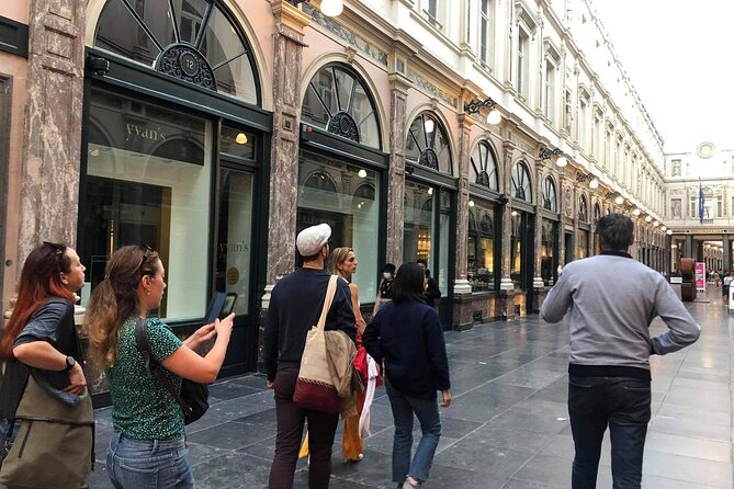 Brussels Walking and Tasting Tour (Beers,Chocolates&Fries/Waffle) - Royal Gallery of Saint-Hubert and the chocolate stop