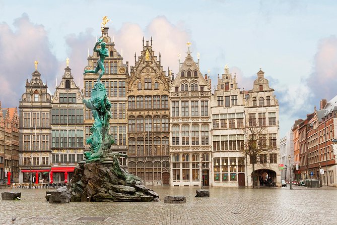Excursion to Antwerp and Ghent by bus from Brussels with stop at the Atomium - Antwerp begins beside the river