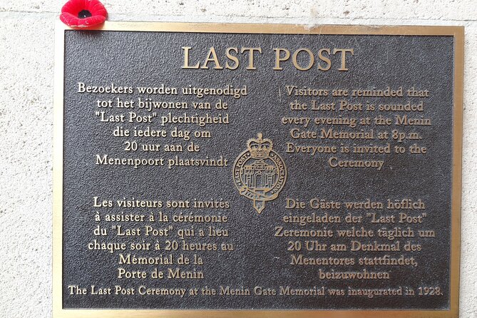 Flanders World War I Battlefields Private Tour from Brussels - In Flanders Fields Museum: the day’s main indoor stop