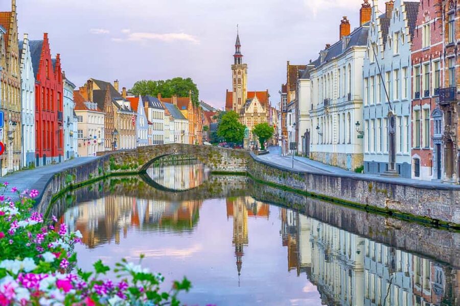 From Amsterdam: Bruges Full-Day Tour - The long coach ride across the border