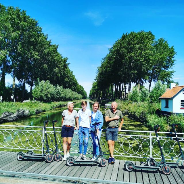 From Bruges to Damme: Private Electric Scooter tour - Market Square and Cranenburg House
