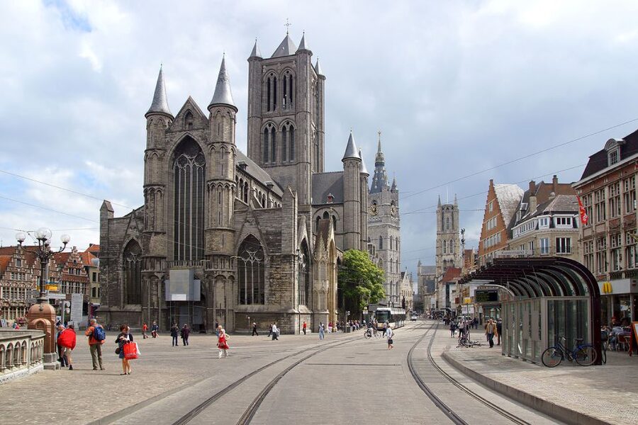 From Brussels: Full-Day Antwerp and Ghent Guided Tour - Antwerp begins with medieval streets and grand churches