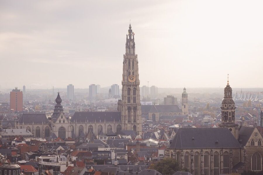 From Brussels: Guided Antwerp City Tour - The Jewish district on the way back