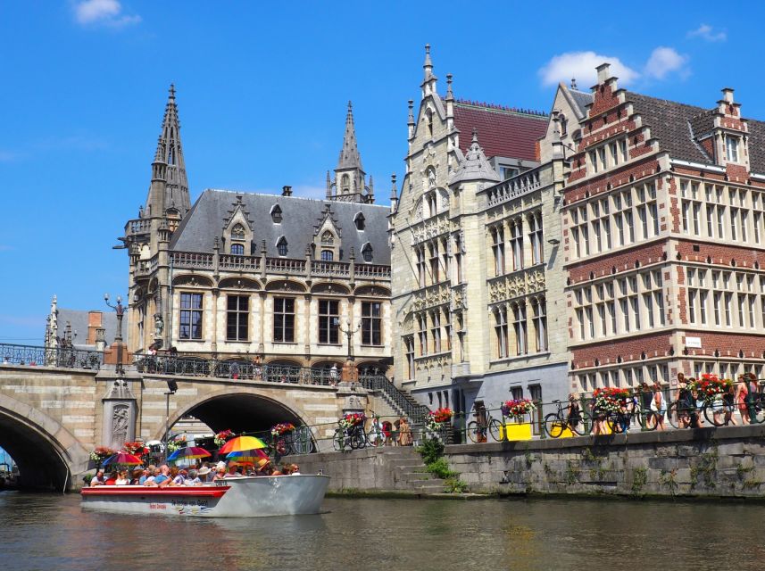Ghent: 40 Minute Medieval Center Guided Boat Tour - The Three Towers of Ghent