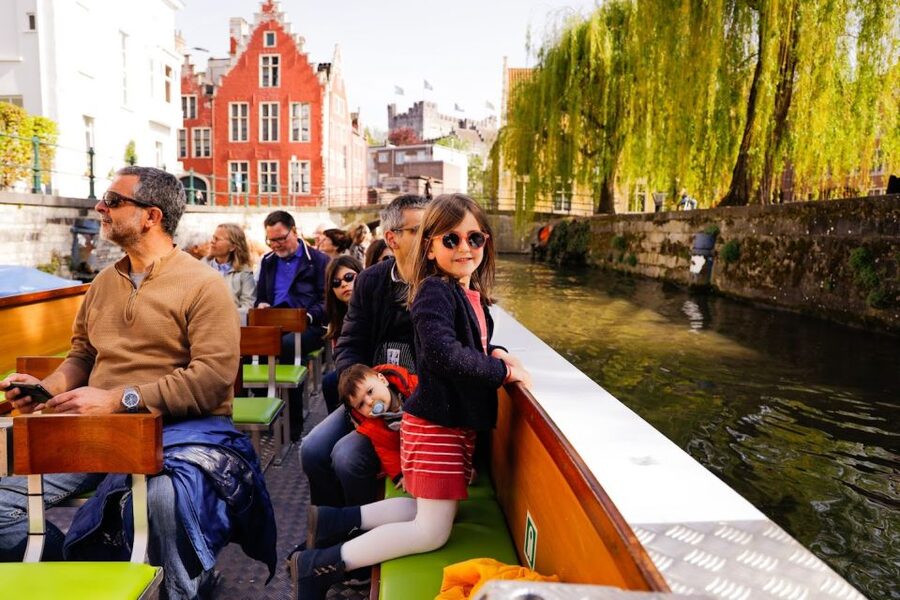 Ghent: 50-Minute Medieval Center Guided Boat Trip - Guildhalls and the working city