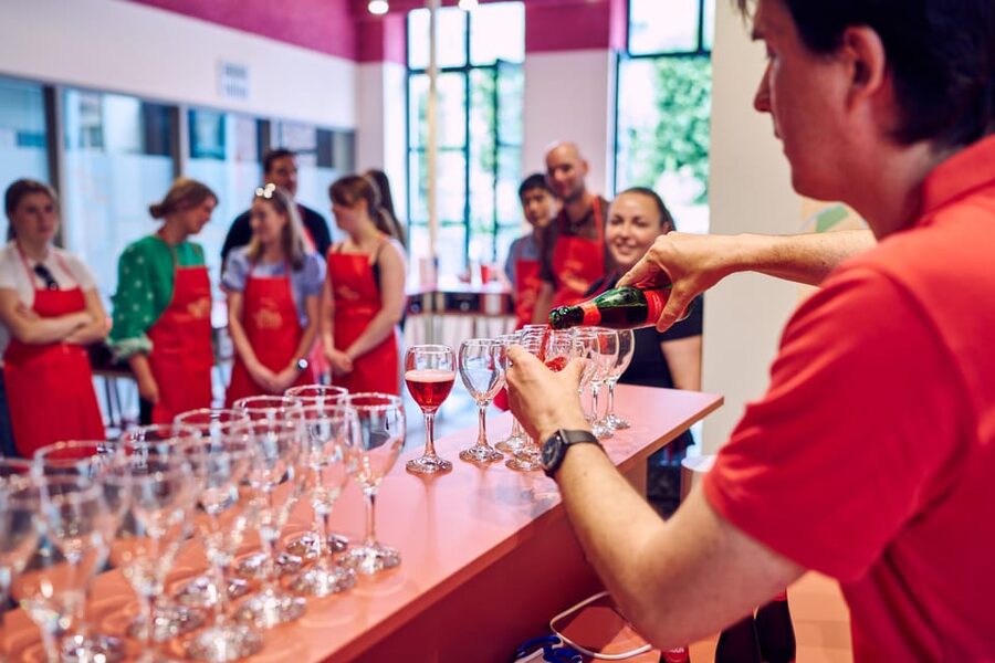 Ghent: Belgian Waffle-Making Workshop with Beer Tasting - Toppings, from speculoos to chocolate sauce