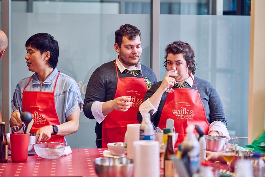 Ghent: Belgian Waffle-Making Workshop with Beer Tasting - What you take home