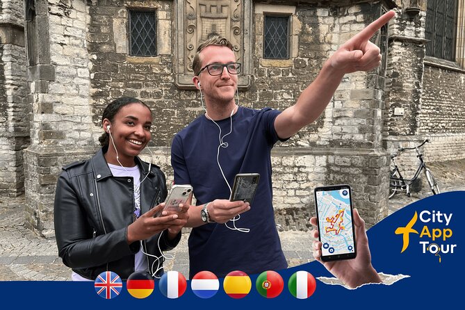 Ghent: City Walk with Audio Guide in 7 Languages on your Phone - A low-cost way to meet Ghent on foot