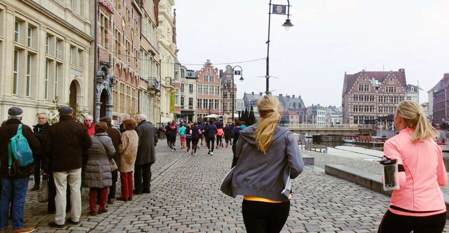 Ghent Running and Sightseeing Tour - Starting at Kouter beside Ghent Opera
