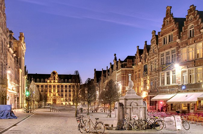Leuven: City Walk with Audio Guide in 7 Languages on your Phone - Oude Markt, Leuven’s famous bar square