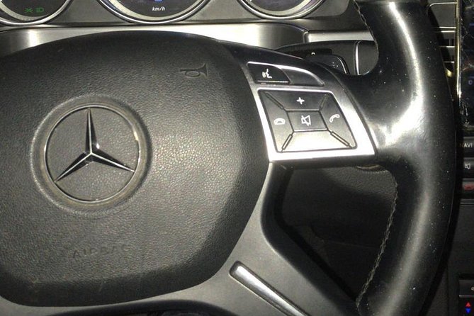 Luxury Minivan from Brussels airport to the city of Brussels - The driver and waiting arrangement