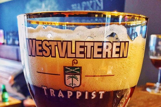 Marc's Brussels Beer Tasting Tour - The Royal Theatre Toone and beer beside puppets