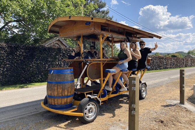 Private Beer Bike Tour in Hotton in the Belgian Ardennes - The show performer is part of the attraction
