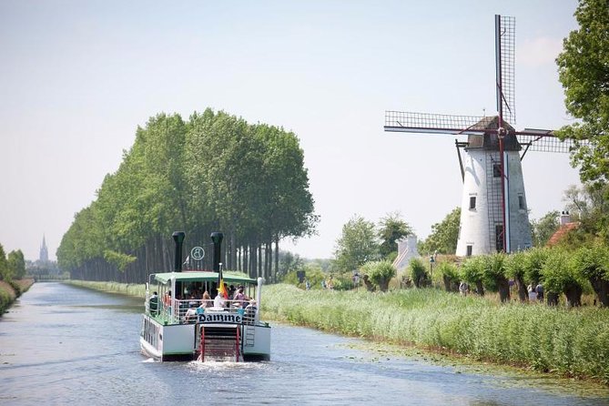 Private Bruges Countryside Cycling Tour to Damme with Guided Walk - Minnewater Lake begins the ride with a view