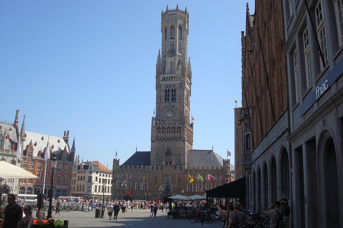Private Day Trip from Brussels to Bruges - The Church of Our Lady reaches above the city
