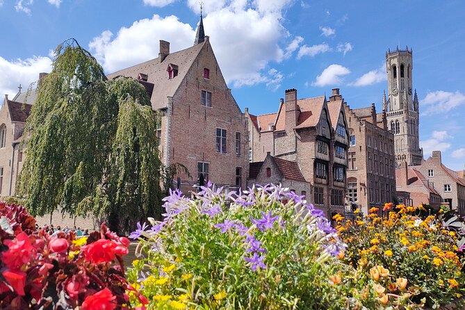 Private tour: From your hotel + see the Madonna of Michelangelo - Belfort: Bruges from 83 meters up