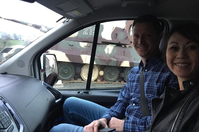 The Battle of The Bulge tour - Foxholes, tanks, cemeteries, and village roads
