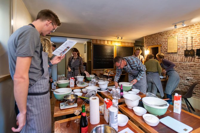 The Waffles 'n Beer Workshop in Bruges Centre - Eating Your Own Waffles, With Toppings and More Beer