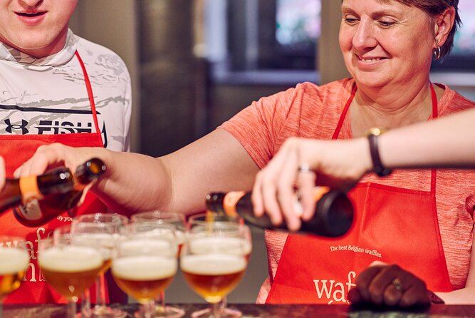 The Waffles 'n Beer Workshop in Brussels Centre - Who will enjoy this most