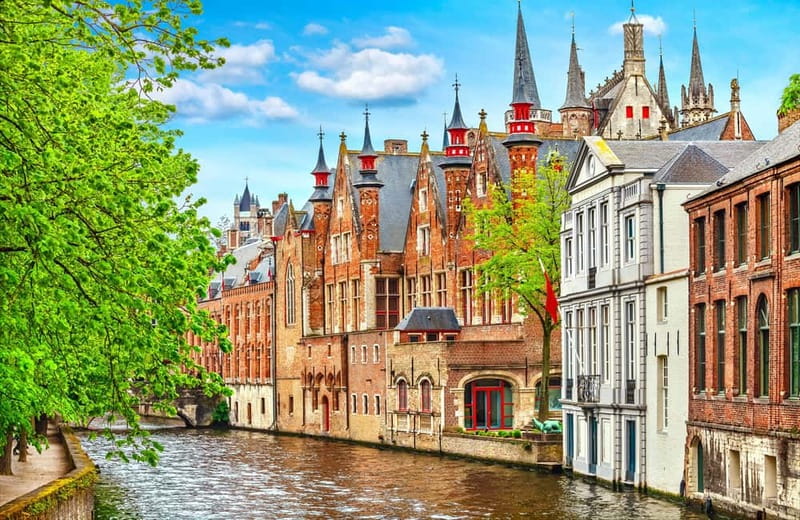 Top Highlights of Bruges from Zeebrugge Port - Fish Market and Burg Square show two sides of Bruges