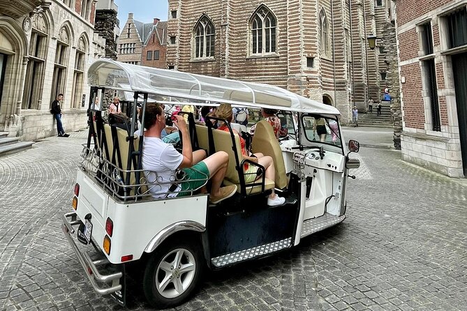 TukTuk Tour through historic Antwerp 2.5h - MAS, Port Pavilion, and the Eilandje district
