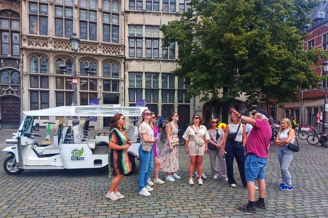 TukTuk Tour through historic Antwerp 2.5h - What the $253.91 price really buys